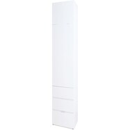 上置き付きオーダーブレザータンス 奥行き56.6cm(幅25-80cm×高さ180cm+30-80cm)
