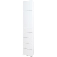 上置き付きオーダータワーチェスト 奥行き56.6cm(幅25-80cm×高さ180cm+30-80cm)
