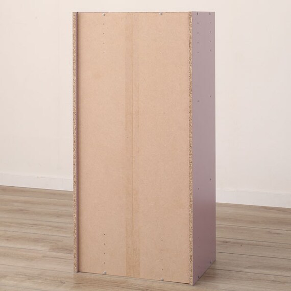 カラーボックスカラボ 3段(パープル×ホワイト) 3枚目画像