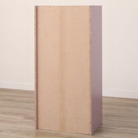 カラーボックスカラボ 3段(パープル×ホワイト) 3枚目画像