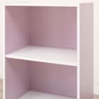 カラーボックスカラボ 3段(パープル×ホワイト) 5枚目画像