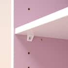 カラーボックスカラボ 3段(パープル×ホワイト) 6枚目画像