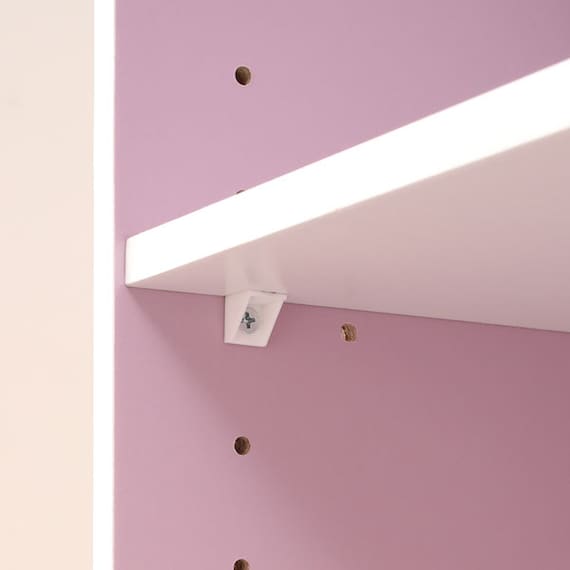 カラーボックスカラボ 3段(パープル×ホワイト) 6枚目画像