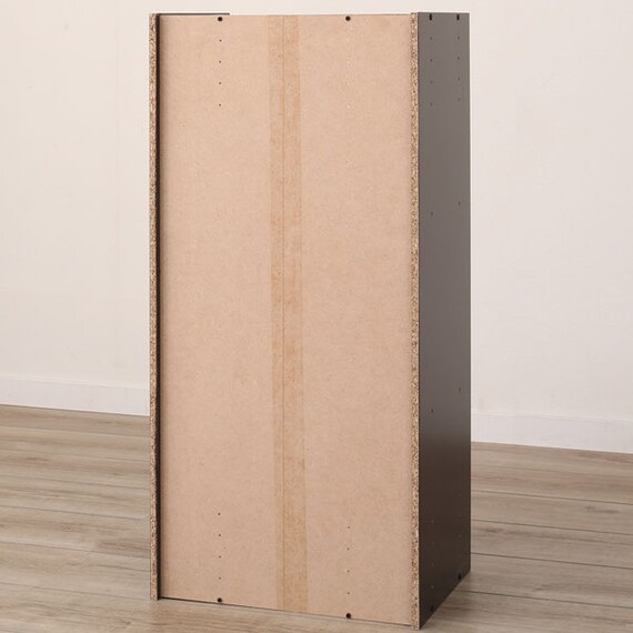 カラーボックスカラボ 3段(ダークブラウン×ホワイト) 3枚目画像