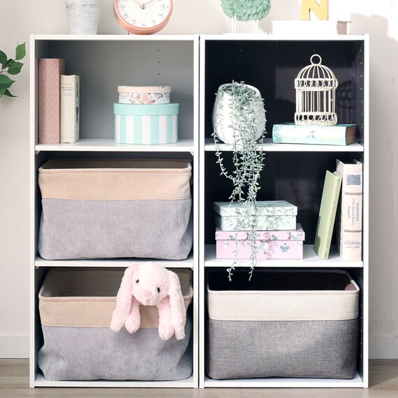 カラーボックスカラボ 3段(ダークブラウン×ホワイト) 7枚目画像