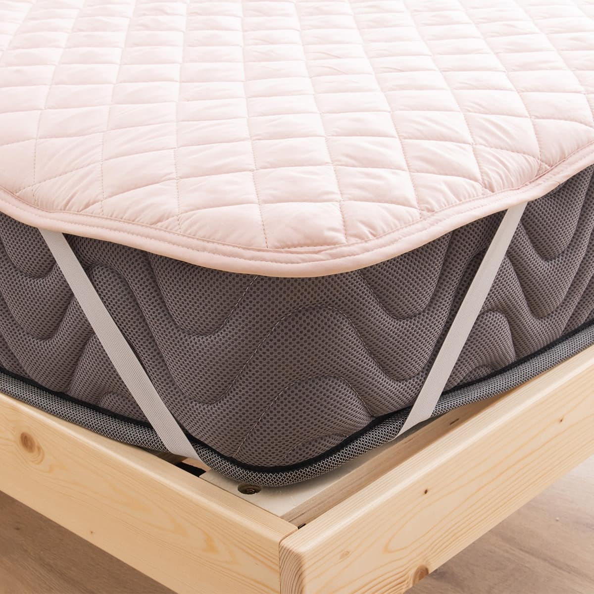 ニトリのセミダブルベットセット+IKEAベッドパッド 洗えるベッド用品3点セット セミダブル(SDアイボリー) | ニトリネット