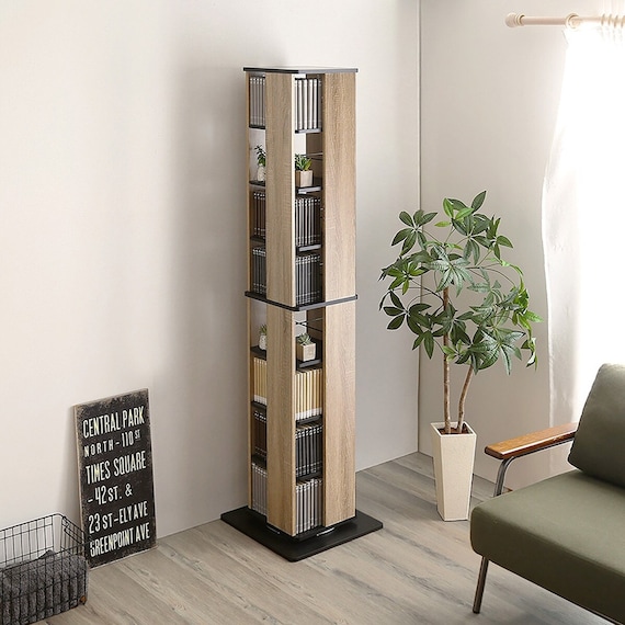 回転ブックラック8段(NA) 1枚目画像