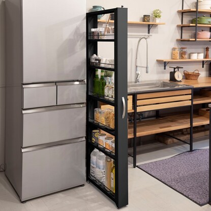 隙間収納スチールワゴン ハイタイプ 幅10cm 高さ165cm 通販 ニトリネット 公式 家具 インテリア通販