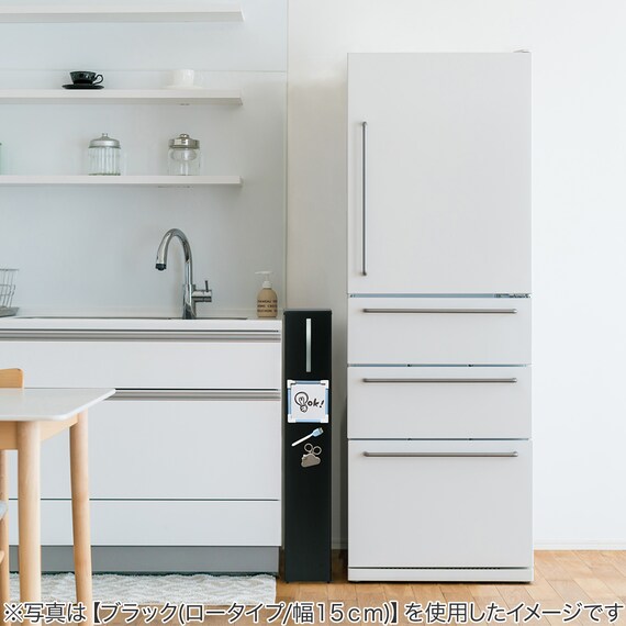 物置メーカーがつくった頑丈な隙間収納 スチールワゴン ロータイプ(幅10cm) BK 4枚目画像