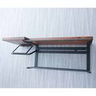 棚付きヴィンテージトイレットペーパーホルダー(ストックタイプ ダークブラウン) 6枚目画像