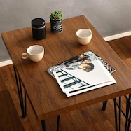 ヴィンテージテイストのコンパクトダイニングテーブル (幅75cm)