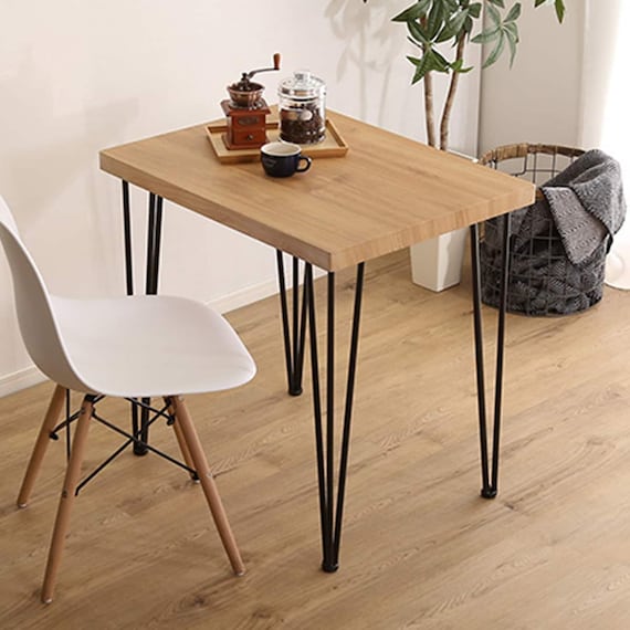 ヴィンテージテイストのコンパクトダイニングテーブル (幅75cm NA) 1枚目画像