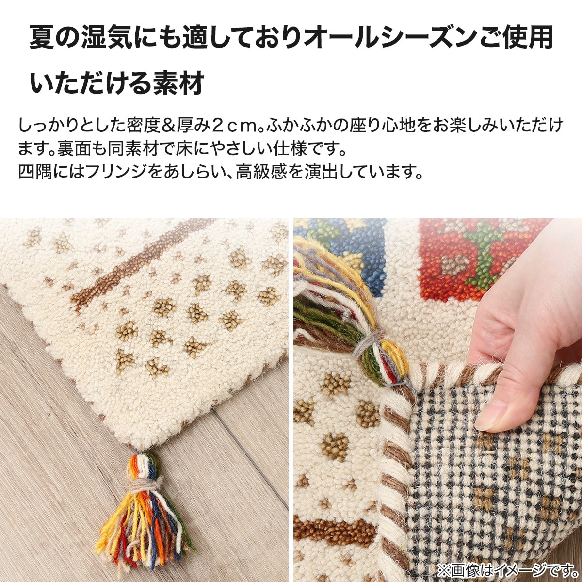 マット(ギャベ45×75 D19 厚み2cm) | ニトリネット【公式】 家具