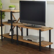 古木風天然木パイン テレビボード