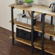 古木風天然木パイン シェルフ