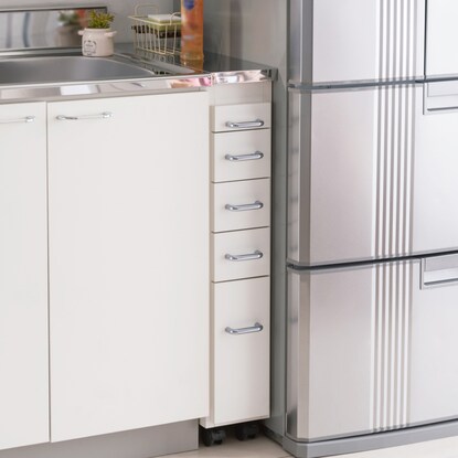 天板ステンレス隙間収納ワゴン 引き出しタイプ通販 ニトリネット 公式 家具 インテリア通販