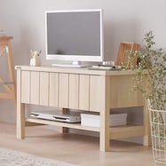 テーブルやキャビネットと合わせてお手軽にコーディネートできるテレビ台(ローボード 80cm幅)