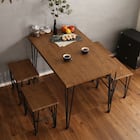 ヴィンテージテイストのコンパクトダイニング5点セット (WAL) 1枚目画像