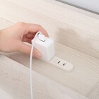 棚・コンセント付きチェストベッドフレーム(S WH) 10枚目画像