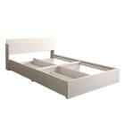 棚・コンセント付きチェストベッドフレーム(SD WH) 17枚目画像