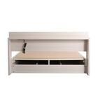 棚・コンセント付きチェストベッドフレーム(SD WH) 19枚目画像