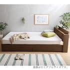 棚・コンセント付きチェストベッドフレーム(S WAL) 11枚目画像