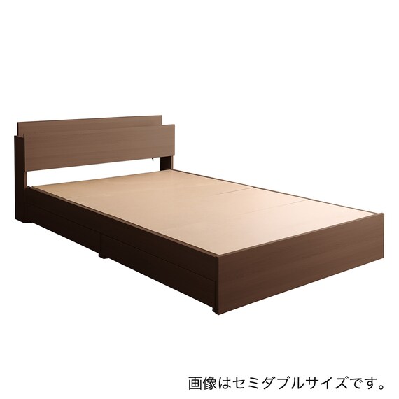 棚・コンセント付きチェストベッドフレーム(S WAL) 18枚目画像