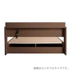 棚・コンセント付きチェストベッドフレーム(S WAL) 19枚目画像