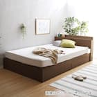 棚・コンセント付きチェストベッドフレーム(D WAL) 6枚目画像