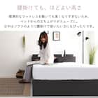 棚・コンセント付きチェストベッドフレーム(S DBR) 4枚目画像