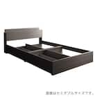 棚・コンセント付きチェストベッドフレーム(S DBR) 17枚目画像