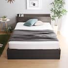 棚・コンセント付きチェストベッドフレーム(SD DBR) 10枚目画像