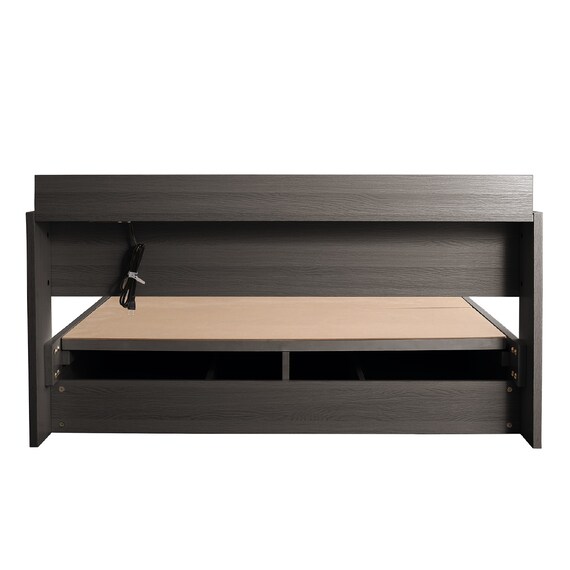 棚・コンセント付きチェストベッドフレーム(SD DBR) 19枚目画像