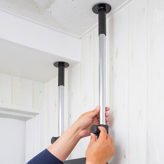 突っ張り自転車スタンド(BS821 BK) 10枚目画像