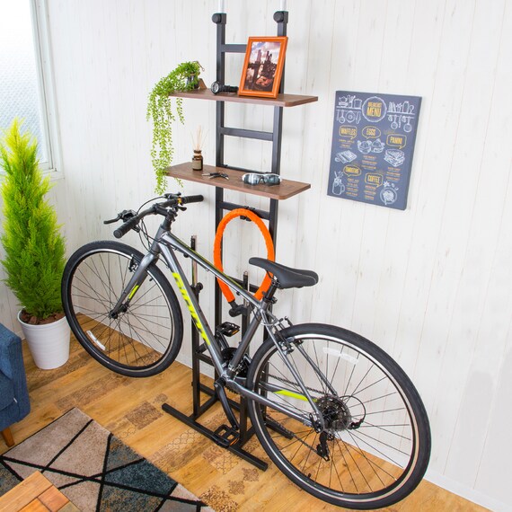 突っ張り自転車スタンド(BS821 BK) 12枚目画像