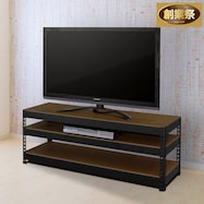 【METAL & WOOD】高耐荷重 ローボード 幅120cm【期間限定価格:8/8~9/24まで】