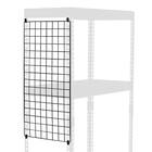 【METAL & WOOD】高耐荷重 ハンガーラック 幅51cm 3段(ブラック / メッシュボード付き) 3枚目画像