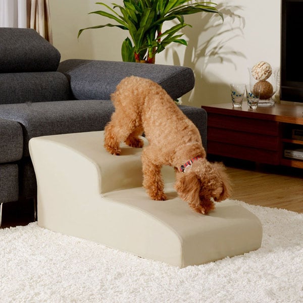ドッグステップ2段 トイプードルモデル アイボリー 通販 ニトリネット 公式 家具 インテリア通販 ドッグステップ2段 トイプードルモデル アイボリー 通販 ニトリネット 公式 家具 インテリア通販