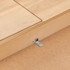 シングル棚・照明・コンセント付きフロアベッドフレーム(KWNJ NA) 7枚目画像