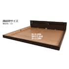 シングル棚・照明・コンセント付きフロアベッドフレーム(KWNJ NA) 14枚目画像