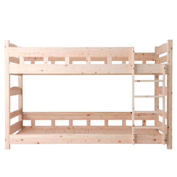 国産 ヒノキ二段ベッド(2-289 NA) 3枚目画像