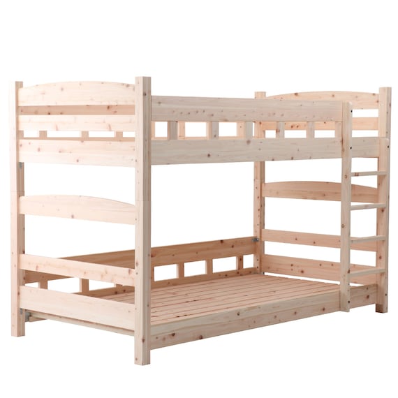 国産 ヒノキ二段ベッド(2-289 NA) 4枚目画像