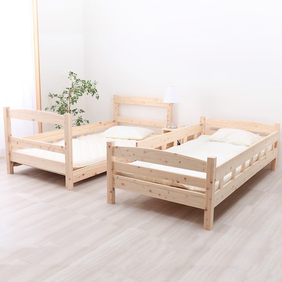 国産 ヒノキ二段ベッド(2-289 NA) 5枚目画像