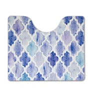 弾力感が心地よい拭けるトイレマット 厚み6mm(モロッカン)