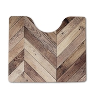 弾力感が心地よい拭けるトイレマット 厚み6mm(ヘリング)