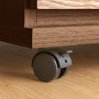 天然木突板 キャスター付きチェスト (幅70cm BOR BR) 12枚目画像