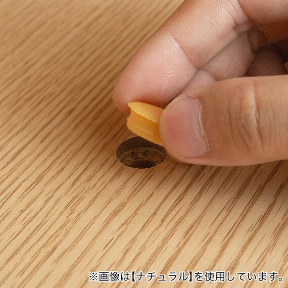 天然木突板 キャスター付きチェスト (幅70cm BOR BR) 14枚目画像