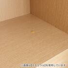 天然木突板 キャスター付きチェスト (幅70cm BOR BR) 15枚目画像