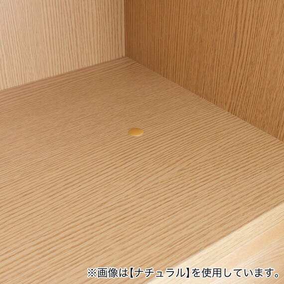 天然木突板 キャスター付きチェスト (幅70cm BOR BR) 15枚目画像