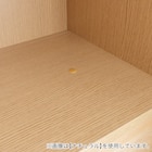 天然木突板 キャスター付きチェスト (幅70cm BOR BR) 15枚目画像